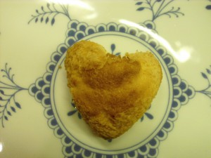 Muffin Herzform - Eierlikörkuchen