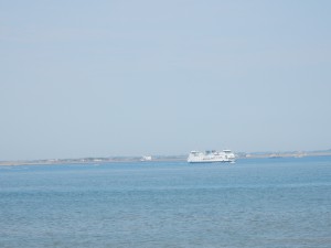 parallele Fähre - Anfahrt nach Texel