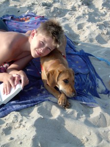 Kind und Hund, Strandurlaube mit Hund