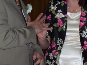 Ringetausch - Hochzeitstag