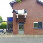Eingang zur Tierklinik in Den Burg auf Texel