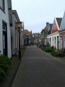 Seitenstraße in Den Burg auf Texel