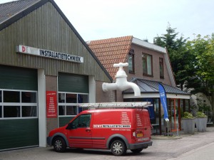 Großer Wasserhahn auf Texel - Schnappschüsse