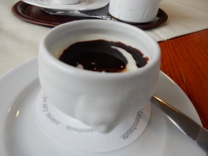 Grießpudding mit Schokosoße Halde Hoheward