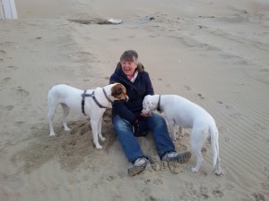 Strandleckerchen von Birgit an Zina und Feli - Sonnenuntergang auf Texel