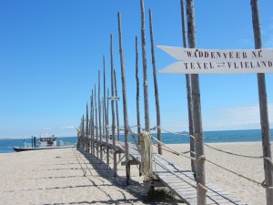Vlielandsteg im Sommer- Saisonende auf Texel