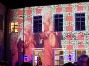 Recklinghausen leuchtete - Engelsburg links