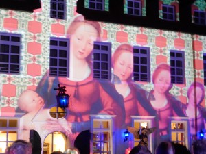 Recklinghausen leuchtete - Engelsburg Maria und Jesus