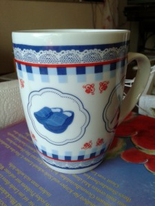 Tasse mit holländischen Clocks - Weihnachtszeit