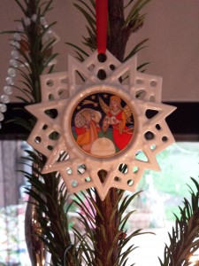 Weihnachtsbaumanhänger Emgelsstern - Weihnachtsmahl