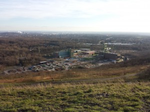 Bergwerk Prosper-Haniel von oben - Halde Haniel