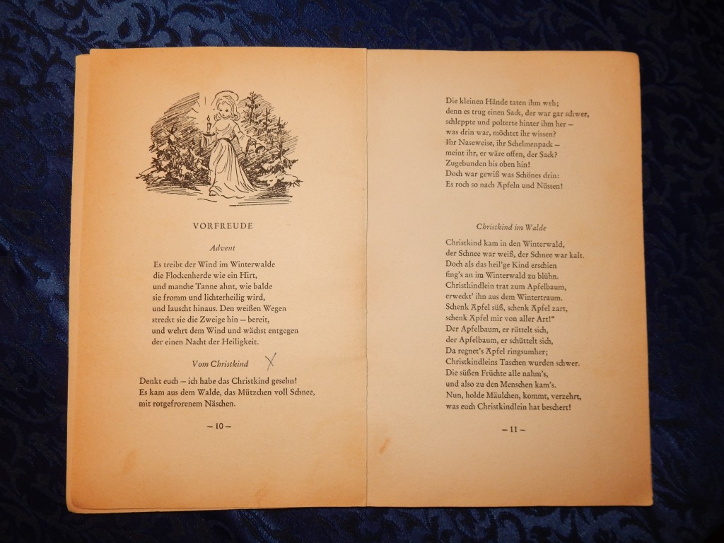 Gedicht "Vom Christkind" - Denkt euch