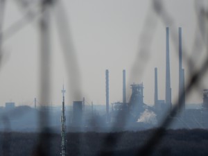 Industriekultur von der Halde Haniel aus gesehen