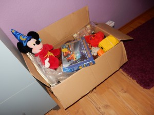 verschleppte kleideraktion, leichtes Gepäck