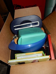 Tupperware, leichtes Gepäck