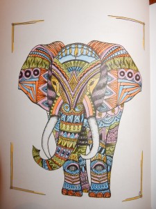Motiv: Elefant, Mandala