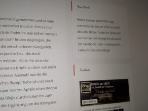 facebook briefeandich, Neuerungen