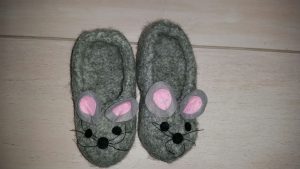 Mäuschenschuhe, weiße Schuhe