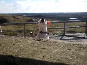 Zina am Aussichtspunkt Loodsmansduin