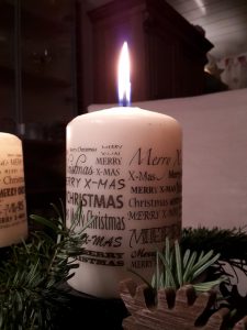 Leuchtende Kerze, Die Weihnachtsgeschichte