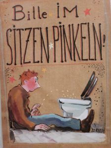 Meine Klo-Karte, bezaubernde Helfer