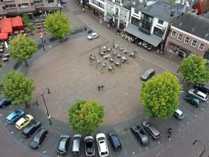 Marktplatz Winterswijk, In luftige Höhe