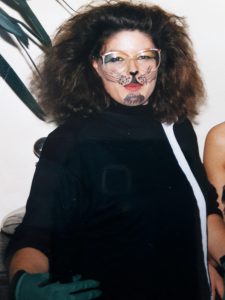 Birgit 1988 als Katze, Besuch bei Cats