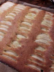 Apfelkuchen vom Blech - Der Bischof kommt