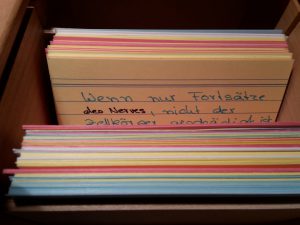 Karteikarte Nerven - Meine grauen Gehirnzellen sind wieder bunt